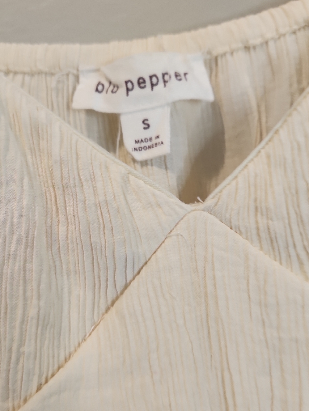Blu Pepper Cream Ruffled Maxi Dress - Picture 2 of 7